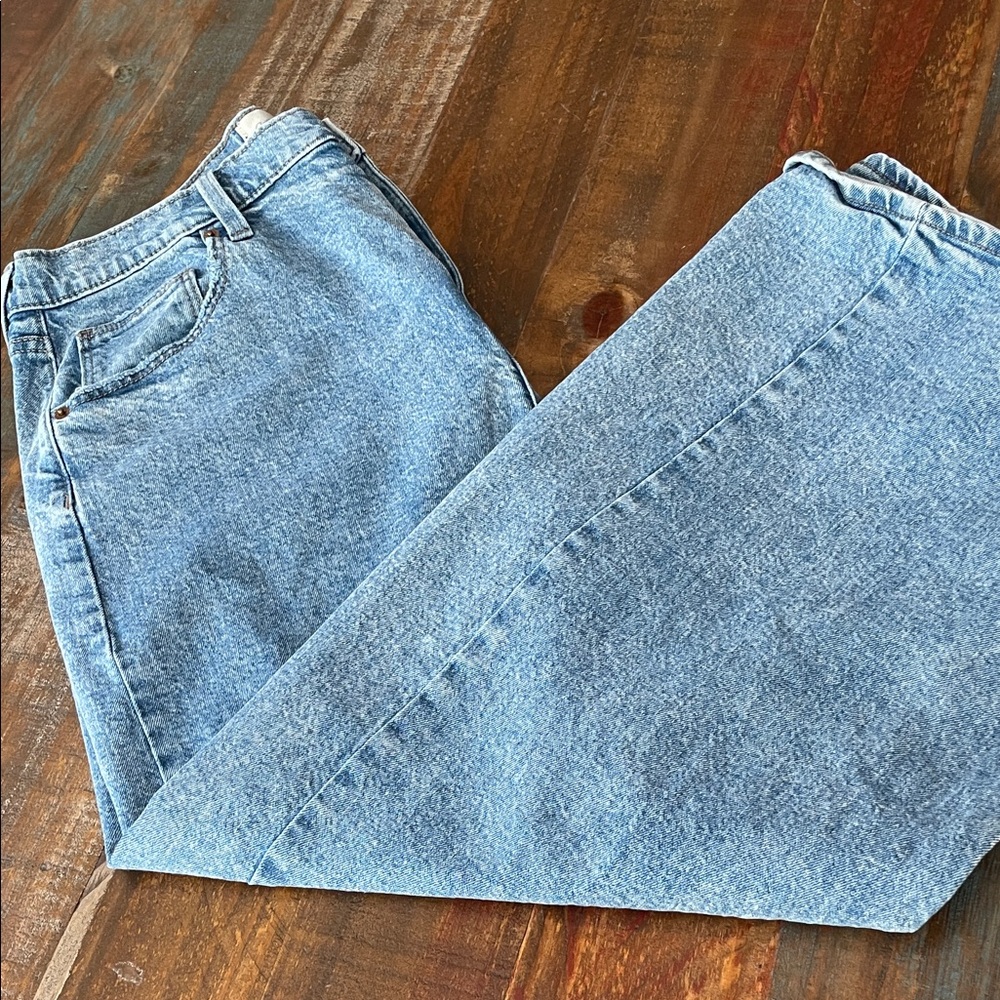 Universal Thread Light Blue Straight Skirt with front slit